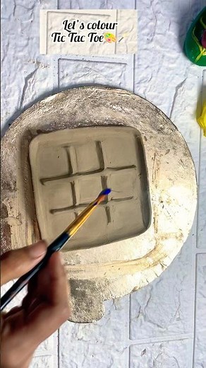 Let’s colour Tic tac toe❤️|#diy #letscolour #viralvideo #viralshorts