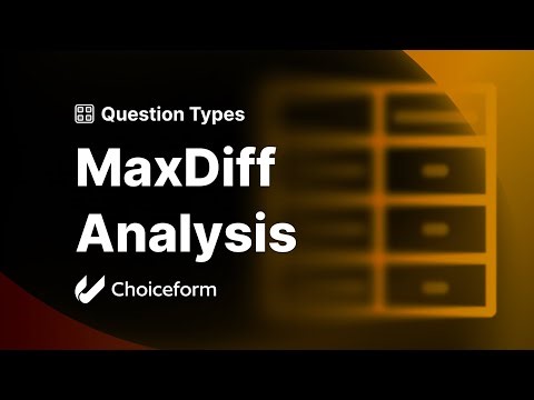 Maxdiff Analysis