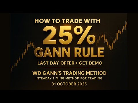 How to Trade with 25% Gann Rule | WD Gann’s Trading Method | Last Day Offer + Free Demo Access