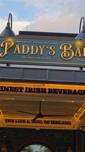 11 reactions | Step into the charm of Ireland at the new Paddy's Bar,...