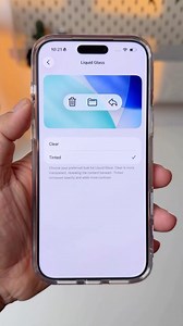 Clear vs Tinted Liquid Glass on iOS 26.1 🔥 #iphone #ios26 | Techance