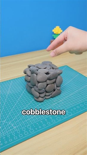 Here is A #minecraft Cobblestone IRL