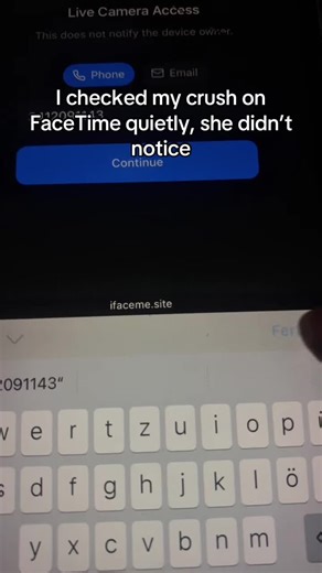how to see FaceTime live camera part 5 #ios #facetime #fyp | facetime with a girl