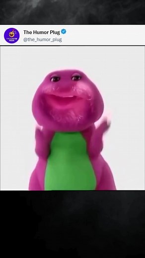 Barney wants his cookies! Almost at 100K 🚀 on IG Follow us 👉 @the_humor_plug . . . . . . . . . . . DM for credit or removal request (no copyright intended) ⁣⁣⁣⁣⁣⁣⁣⁣⁣⁣⁣⁣⁣⁣⁣ ©️ All rights and credits reserved to the respective owner(s) 🎥 dontaskwhyxx6(TT) #explorepage #barneythedinosaur #thehumorplug #laugh #wtfmemes #acting #kidsshow #funny #viral #trending #selenagomez #followus #comedy #barney #memepage #trendingreels #shortsreels #edits #lmfao #dankmemes #fbreels #memes #viralreels #reelsin