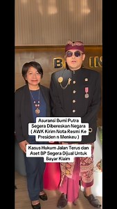 AWK temui Pimpinan Asuransi Bumi Putra ✅ Asuransi Bumi Putra Segera Dibereskan Negara ( AWK Kirim Nota Resmi Ke Presiden @prabowo n Menkeu @purbayasadewa.official ) Kasus Hukum Jalan Terus dan Aset BP Segera Dijual Untuk Bayar Klaim perhari ini ada Ratusan Ribu Nasabah belum bisa klaim dengan nilai Rp 3 Trilyun se Indonesia. Anehnya Pusat masih setengah hati dalam urusan melepas aset BP. Harusnya aset dijual dan uangnya untuk nasabah ! Atensi @kejaksaan.ri @ojkindonesia ( admin ) @jokowi @prabow