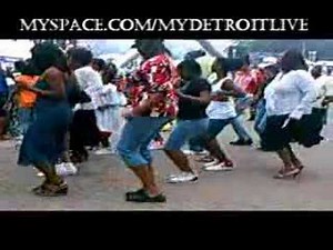 Watch crowd Do The Hustle - Detroit Live (cupid shuffle)