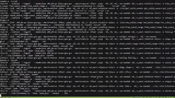 Gentoo Install with -Ofast Day2