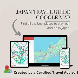 Japan Travel Map and Guide Google Maps, Interaktive benutzerdefinierte Karte für Japan Reiseplaner, ultimative Reiseplaner für Touristen und Reiseagenten - Etsy.de