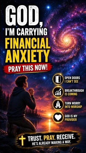 If Financial Stress Is Stealing Your Peace… Pray This Tonight | Financial Anxiety Prayer