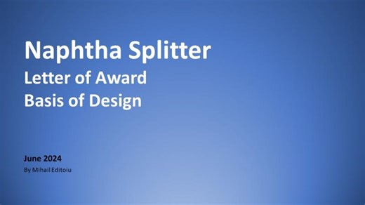 Process Engineering Free Course - Basis of Design | Mihail Editoiu