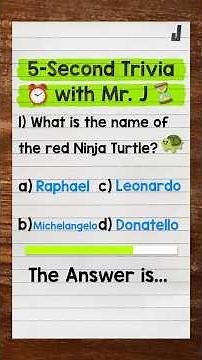 5-Second Trivia 🚀 | #7 | Math with Mr. J