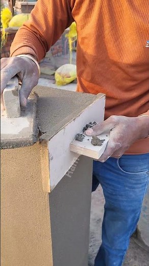 How to make a corner edge on a wall