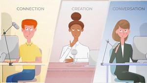 The how and why of podcasting: connection, creation and conversation!