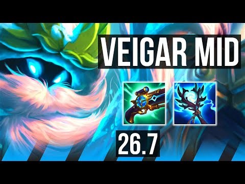 VEIGAR vs VEX (MID) | Good KDA: 12/1/6 | EUW Master | 26.7