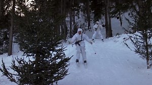 That’s no way to treat a Stradivarius! Bond and Kara Milovy escape the police and KGB in a unique way in THE LIVING DAYLIGHTS (1987). To film the scene the case was made of fibreglass, had skis on the bottom and control handles on the sides. Special effects supervisor John Richardson said; “As long as you made sure there was nothing at the bottom of the hill they were liable to crash into, it was actually quite fun to ride it down.” | James Bond 007