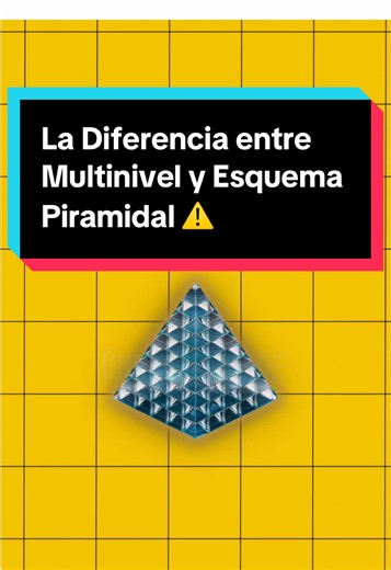 Diferencia entre Multinivel y Esquema Piramidal
