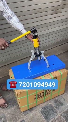 nijshyam electric hydraulic puller machine #puller