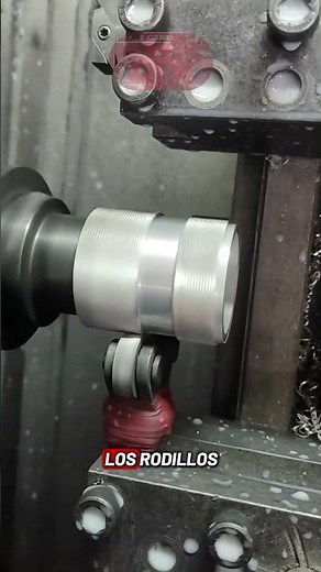 Perfect Finish! 🔩✨ Aluminum Turning and Rolling #engineering #satisfactory