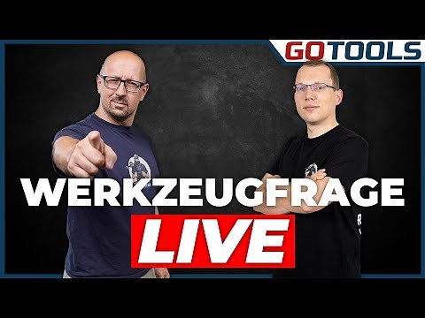 16.12.25 um 17:30 Uhr Die Werkzeugfrage LIVE - wir beantworten open end alle Eure Fragen.