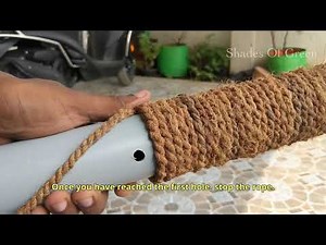 Making Coir Stick/Pole for Climbing Plants I DIY