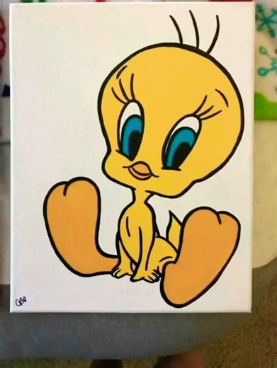 Easy Tweety Drawing #shorts #drawing #tweety #relaxing