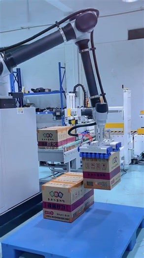 Intelligent collaborative palletizing of braised sauce