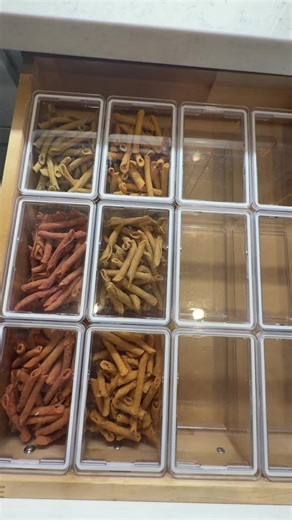 Restocking the Takis Snack Drawer