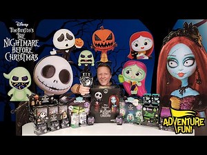 Nightmare Before Christmas Official Movie Trailer 2 Toys Collection AdventureFun Toy review!