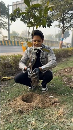 Day 2 🔥| 🌿 Planting trees 🌳 for every subscriber 👫👬 | #challenge #trees #planting #nature