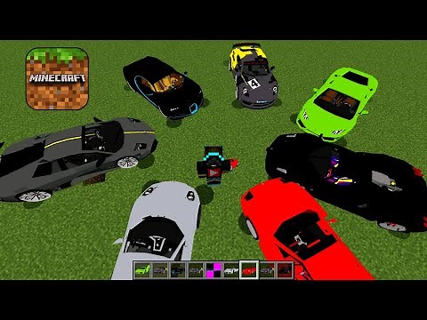 Minecraft mod moto / bugatti / need for speed / ferrari / cars / lamborghini / realistic car
