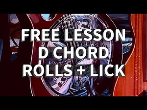 Free Dobro Lesson | D Chord Rolls & Lick