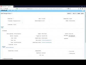 MAKING A CHANGE ORDER ON A PURCHASE ORDER