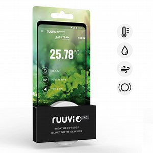 RuuviTag - 4-in-1 - Temperature, Humidity, Motion and Air Pressure Sen