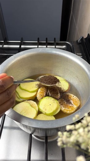 Orange and Apple Tea. If you love warm, gentle teas… try this Benefits: 🍊 Boosts immunity 🍎 Aids digestion Both combined are Perfect hot or iced. 🫖- Oranges and the peels (use as desired) 🫖- Apple 🫖- Tea Leaves 🫖- Water 🫖- Honey to sweeten if needed 🫖- Cinnamon sticks/ Ginger (optional)