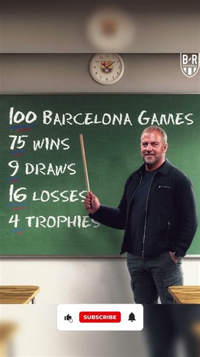Flick has played his 100th game for Barcelona. You can check out his statistics here