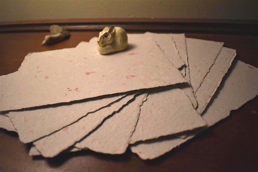 Handmade Paper "romeo", Bundle of Deckled-edge A5 Paper - Etsy