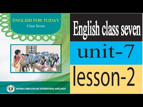 Class 7 English Book 2025 Unit 7.Lesson 2 tales of two players
