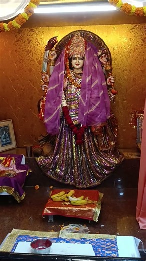 सुबह होने लगी माँ सजने लगी🙏🙏🙏 #shortvideos ❤