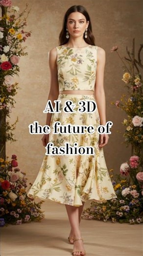 Floral Dress: AI 3D Fashion ✦ Nano Banana Pro | Veo 3.1