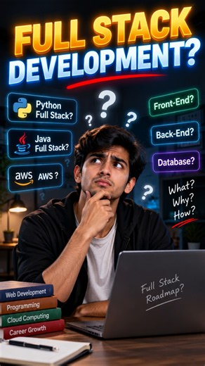 Full Stack Development Explained! 🚀 | Complete Roadmap #shorts #telugu #fullstack #frontend #backend