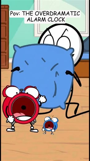 Pov: the overdramatic alarm clock #shorts #stickfigureanimations #stickfigure