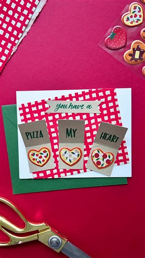 You have a pizza my heart 🍕❤️DIY handmade card, extra cheesy love! Join our Valentine's Day Stuck on You Handmade Card contest- Feature your favorite sticker in your design and send to the following address in the first week of February for a chance to win $300: Paper Source Card Contest 1601 N Milwaukee Ave Chicago, IL 60647 -You must include full name, email, and phone number so we can contact you if you win! We will also be sharing designs on our IG account: please add your Instagram handle 