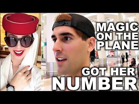 Got The Flight Attendant's Number With Magic! Daniel Fernandez