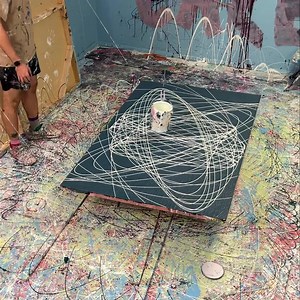 Such swirly very wow #artwork #spaceart #abstractart | Cole's Color