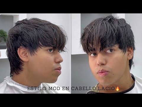 MOD CUT haircut on STRAIGHT hair / cut only with SCISSORS / 2024 trend