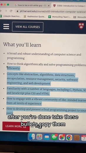 3.8M views · 88K reactions | Follow me for more tips  Use Harvard Courses to land jobs without experience #Wonsulting #JobTips #CareerAdvice #CareerHelp #LinkedIn #LinkedInTips #Interview #InterviewTips #JobHelp #Resume #ResumeTips | Jonathan Javier | Facebook