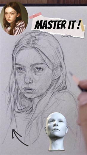 2.3K views · 871 reactions | Drawing Isn’t Hard Get the Complete Portrait Course now with 30% OFF for a limited time!  Tap the link in bio or comment COURSE and I’ll send it to you. #drawing #arttutorial #pencildrawing #portraitdrawing #realisticdrawing #loomismethod #artvideo #draw #sketch #artreel #learnart #artistsoninstagram #artshorts #artreels #howtodraw #draweveryday #artinspiration #onepencildrawing #artstudent #artpractice | One pencil drawing | Facebook