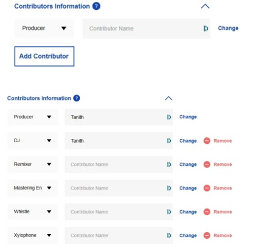 What is the contributor section? - RouteNote Support Hub
