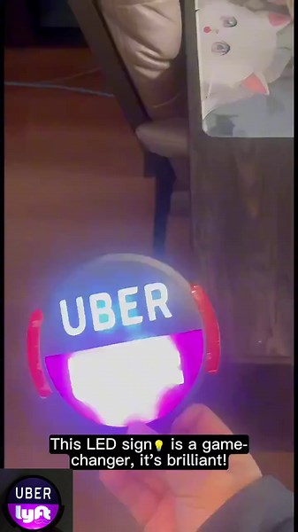 Uber/Lyft Led Sign #rideshare #uber #lyft #ledsign #led #fyp #greatproduct #driver