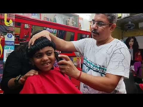 Extremely Short Baby's Haircut (2022) Straight Best Extremely Short Girls Haircut/Indian barber